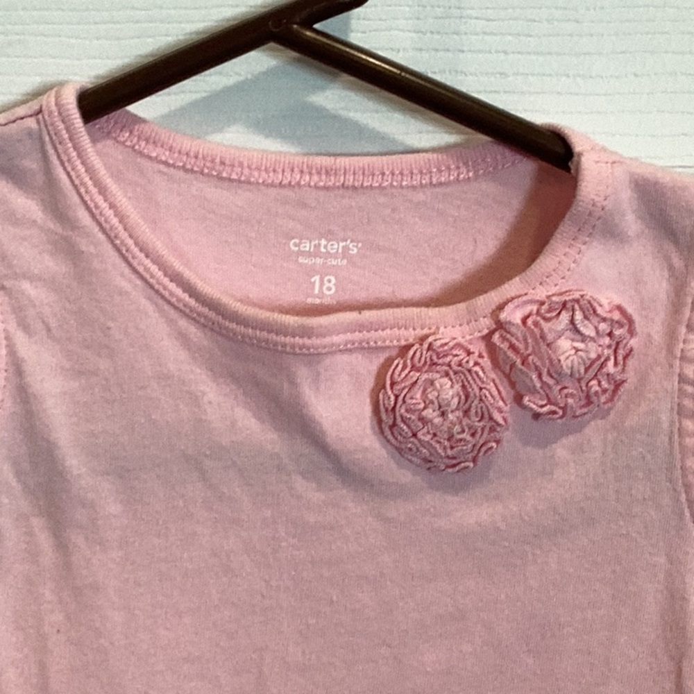 Pink Kids Ruffle Top - Picture 2 of 4